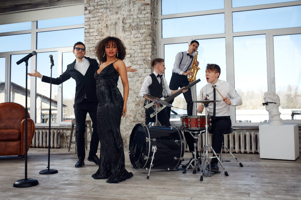Jazz music and jam session